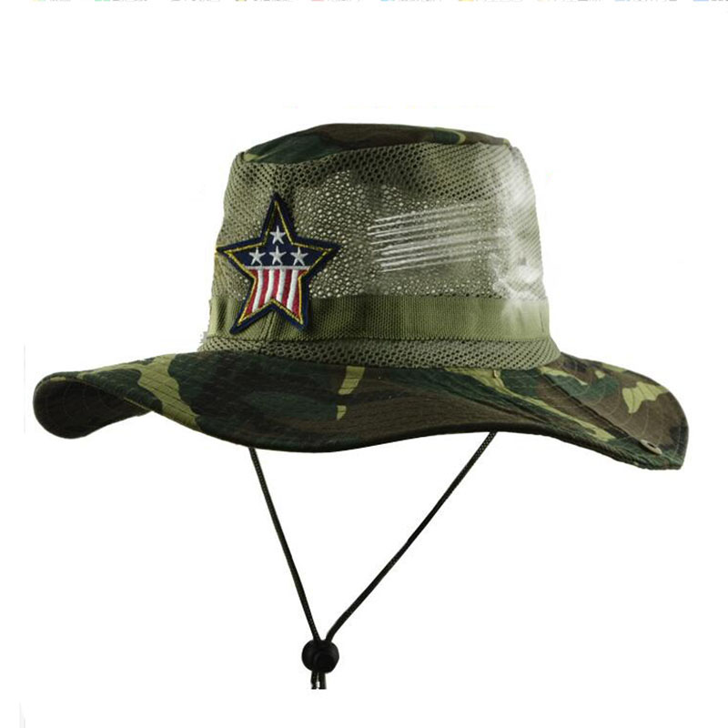透氣戶外釣魚帽定制-東莞訂制漁夫帽