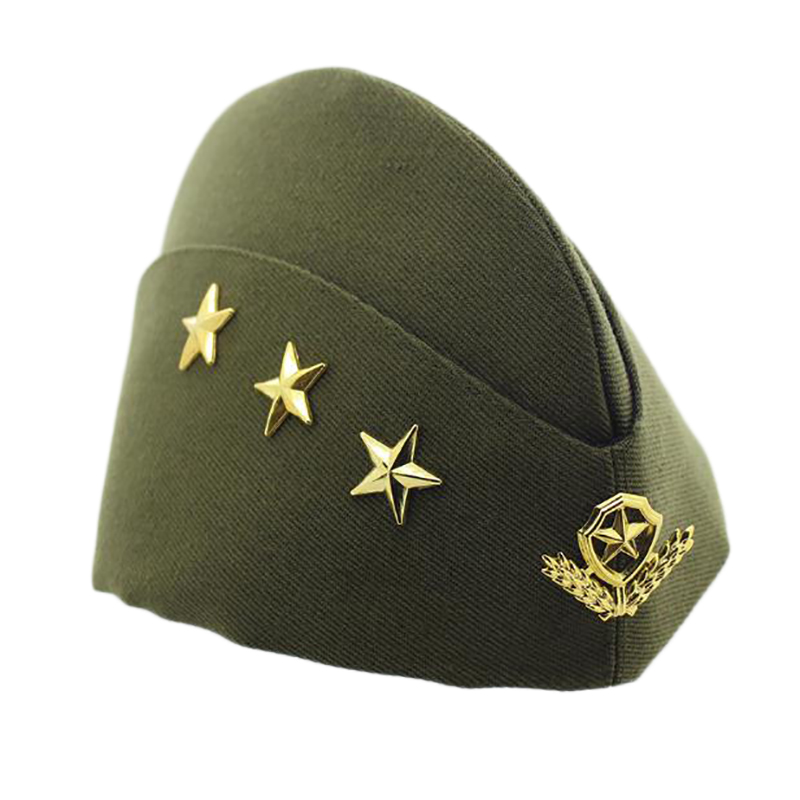 個(gè)性針織定型軍帽定制-定型帽廠家