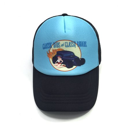 印花海綿貨車帽定制