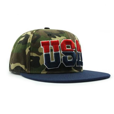 歐美迷彩潮款帽定制