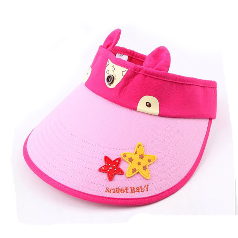 可折卷兒童跑步空頂帽定制