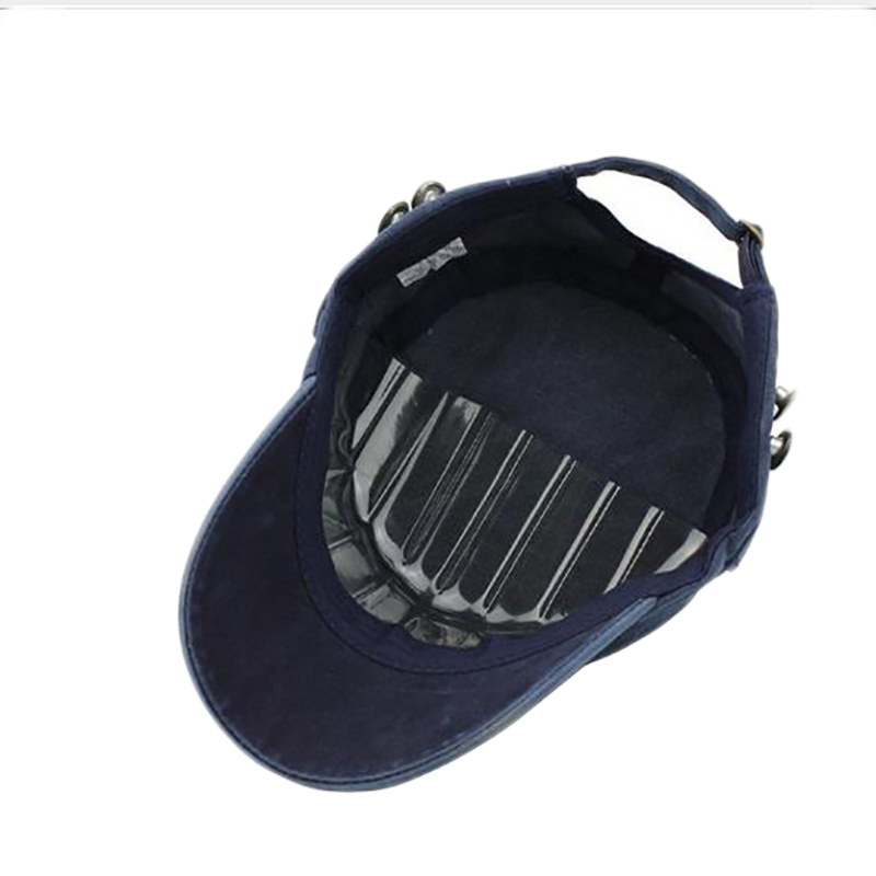 定制休閑洗水軍帽-廣東軍帽廠家