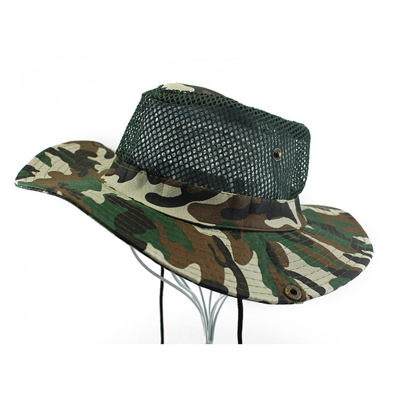 戶外漁夫軍帽定制-戶外軍帽定制廠家