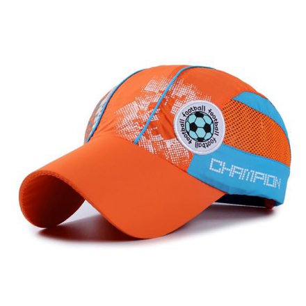 足球活動(dòng)繡花兒童帽定制