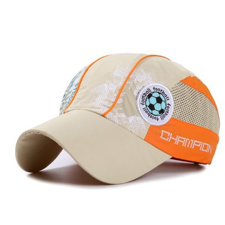 足球活動(dòng)繡花兒童帽定制