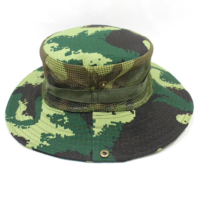 迷彩休閑透氣帽定制-休閑漁夫帽廠家