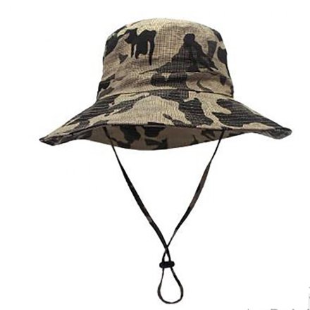 迷彩防曬帽訂制-防曬漁夫帽定做