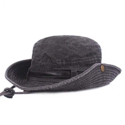 寬檐防曬牛仔洗水帽定制