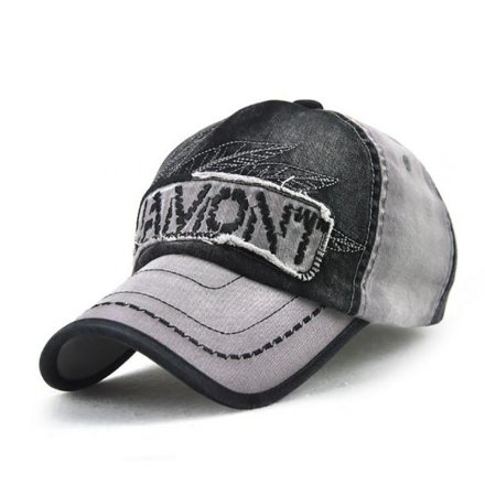 貼布繡洗水套色棒球帽定制