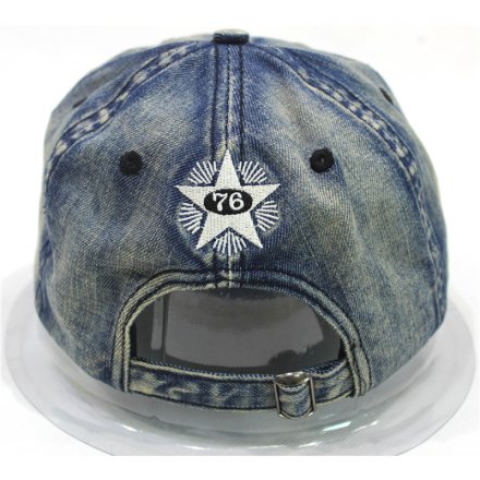 套色洗水牛仔六頁帽定制