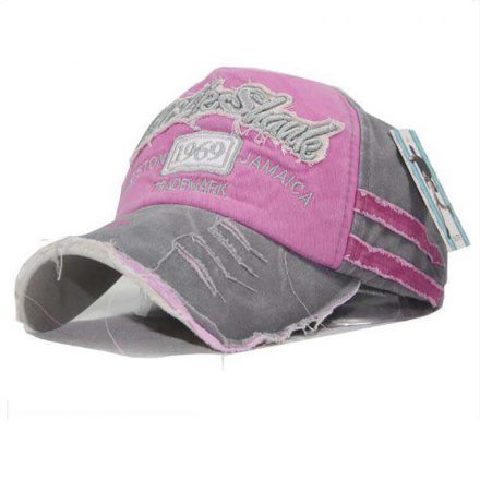 純棉磨邊套色洗水帽定制