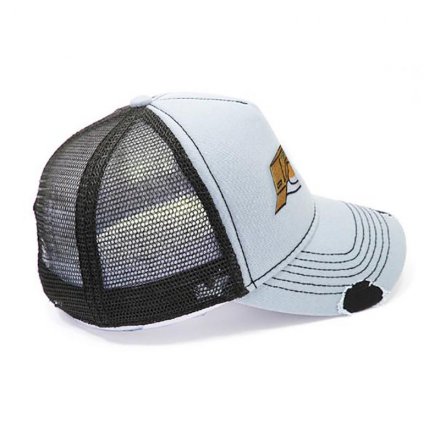 磨破牛仔洗水網帽定制