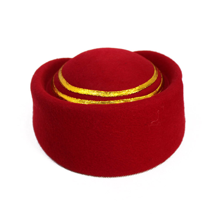 純棉空姐帽定制-空姐帽訂制廠家