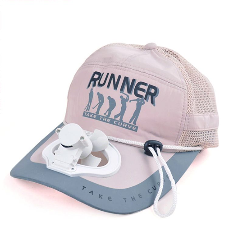 夏季遮陽防曬太陽能風(fēng)扇帽定做